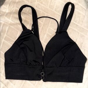 FP Movement by Free People Black Strappy Sports Bra